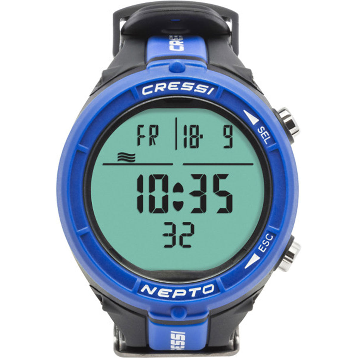 Cressi Nepto Freediving Computer Blue | Diving Sports Canada | Vancouver