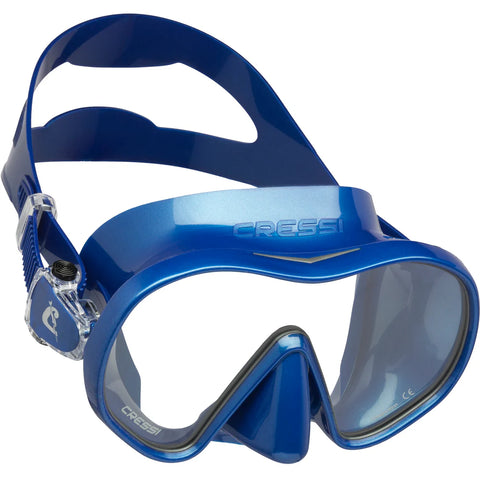 Cressi F-Dual Dive Mask Blue Navy | Diving Sports Canada | Vancouver