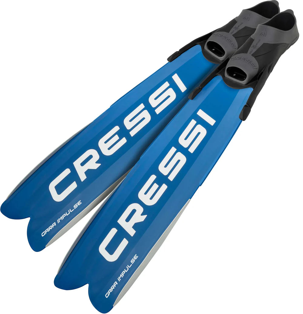 Cressi Gara Turbo Impulse Freediving Fins Blue | Diving Sports Canada | Vancouver