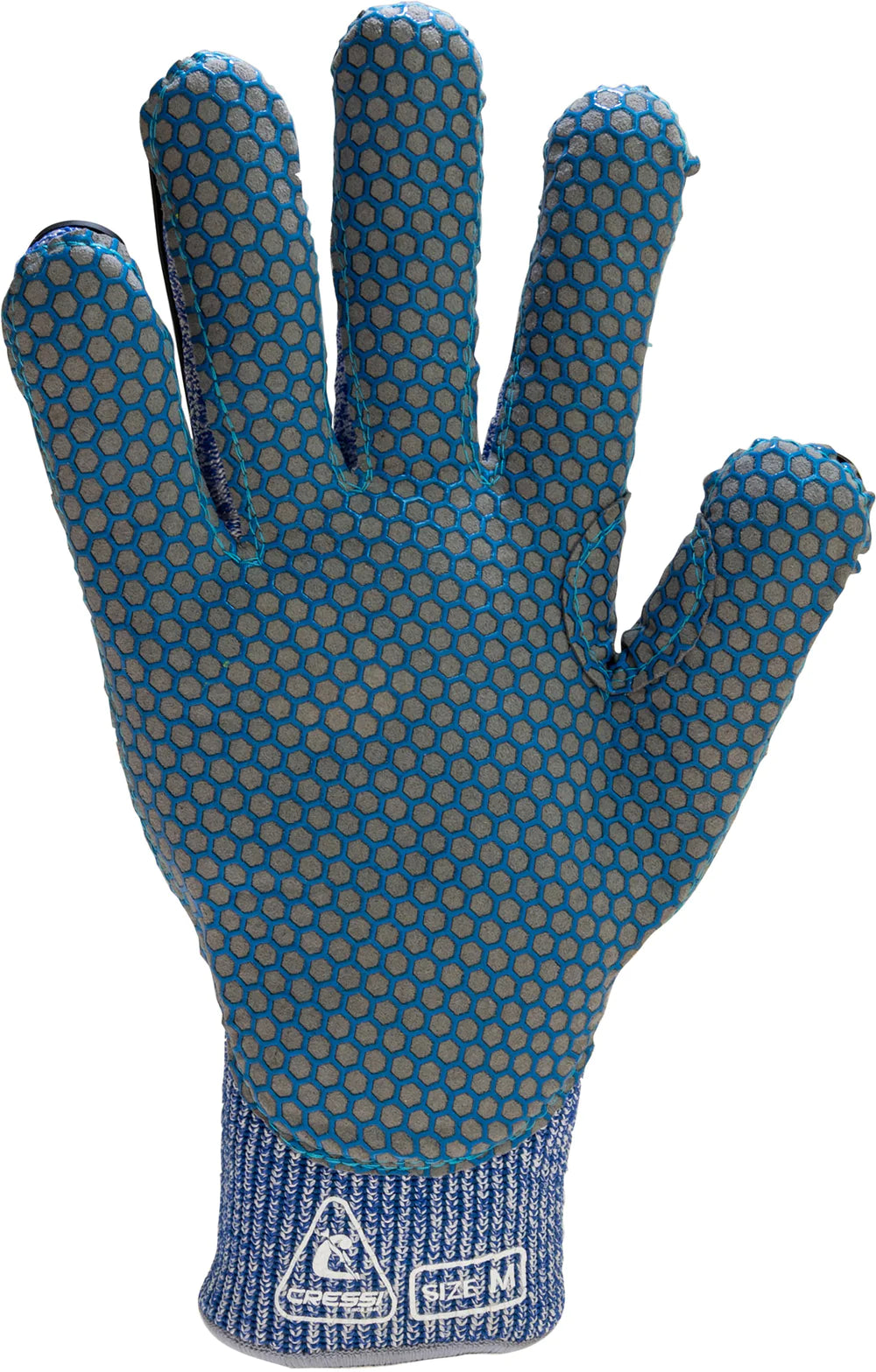Cressi HEX Grip Gloves Blue | Diving Sports Canada | Vancouver