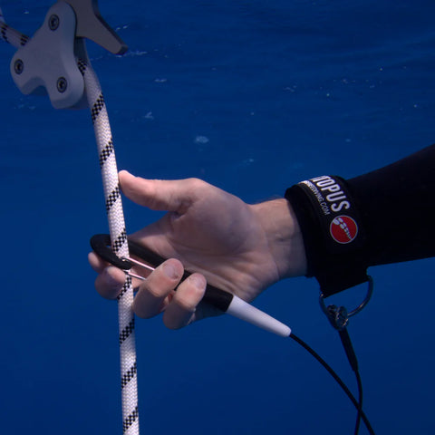 Octopus Freediving Competition Lanyard 120cm Black | Diving Sports Canada | Vancouver