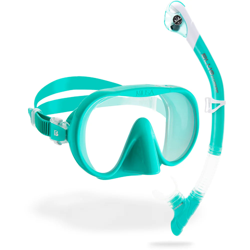 Cressi Musa & Scilla Snorkelling Combo Aqua Green | Diving Sports Canada | Vancouver