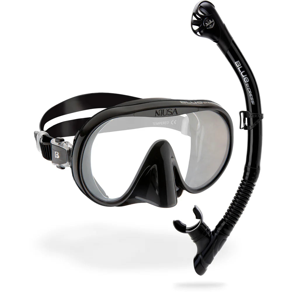 Cressi Musa & Scilla Snorkelling Combo Black | Diving Sports Canada | Vancouver