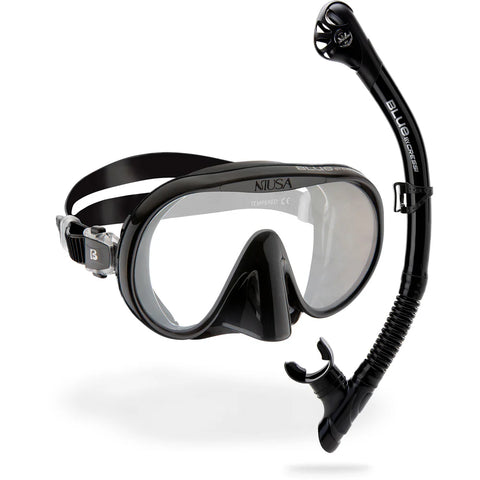 Cressi Musa & Scilla Snorkelling Combo Black | Diving Sports Canada | Vancouver