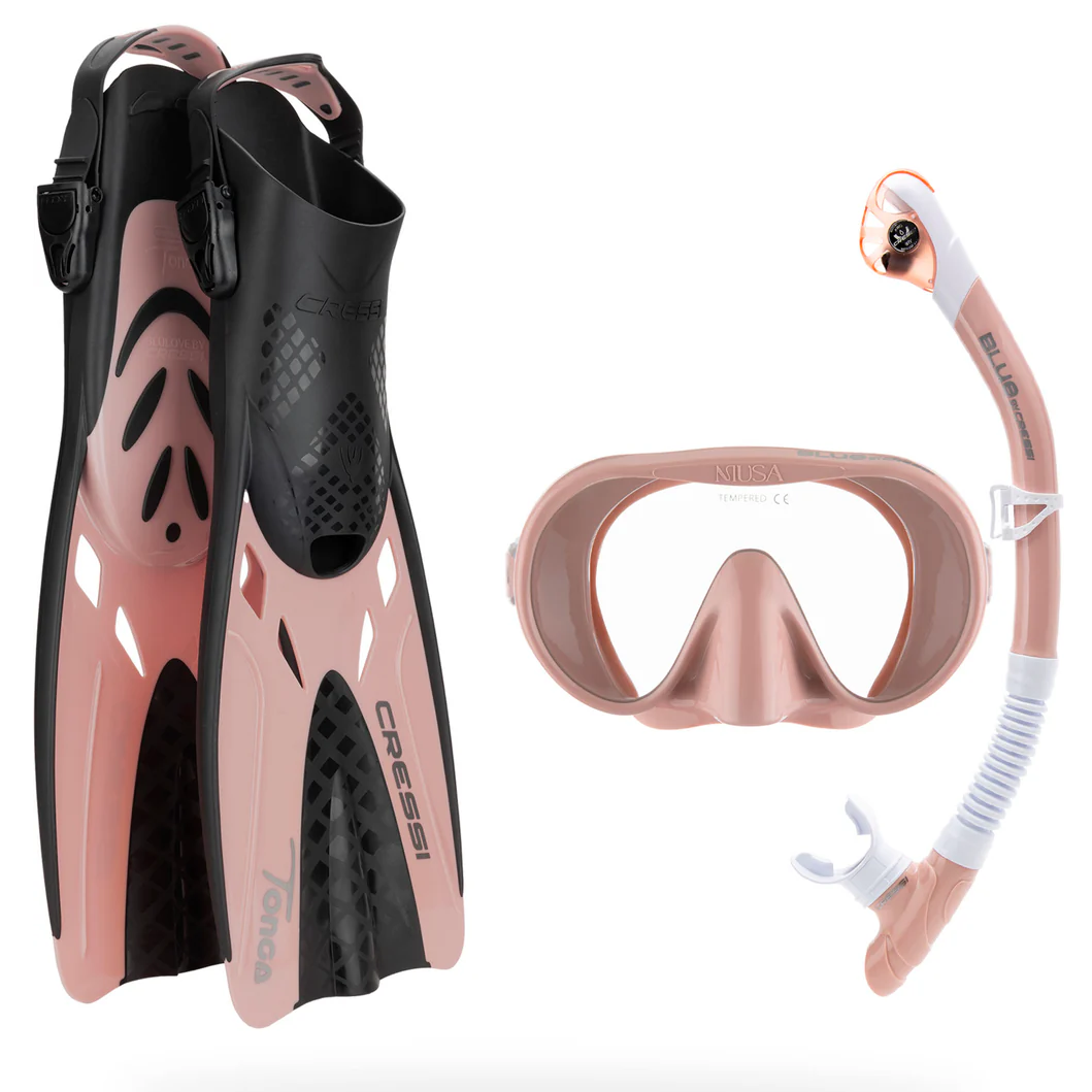 Cressi Explorer Snorkelling Set Rose Gold | Diving Sports Canada | Vancouver