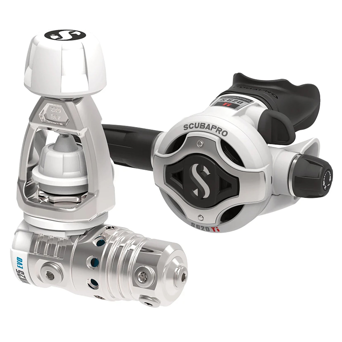 Scubapro MK25 EVO/S620 Ti White Dive Regulator System | Diving Sports Canada | Vancouver