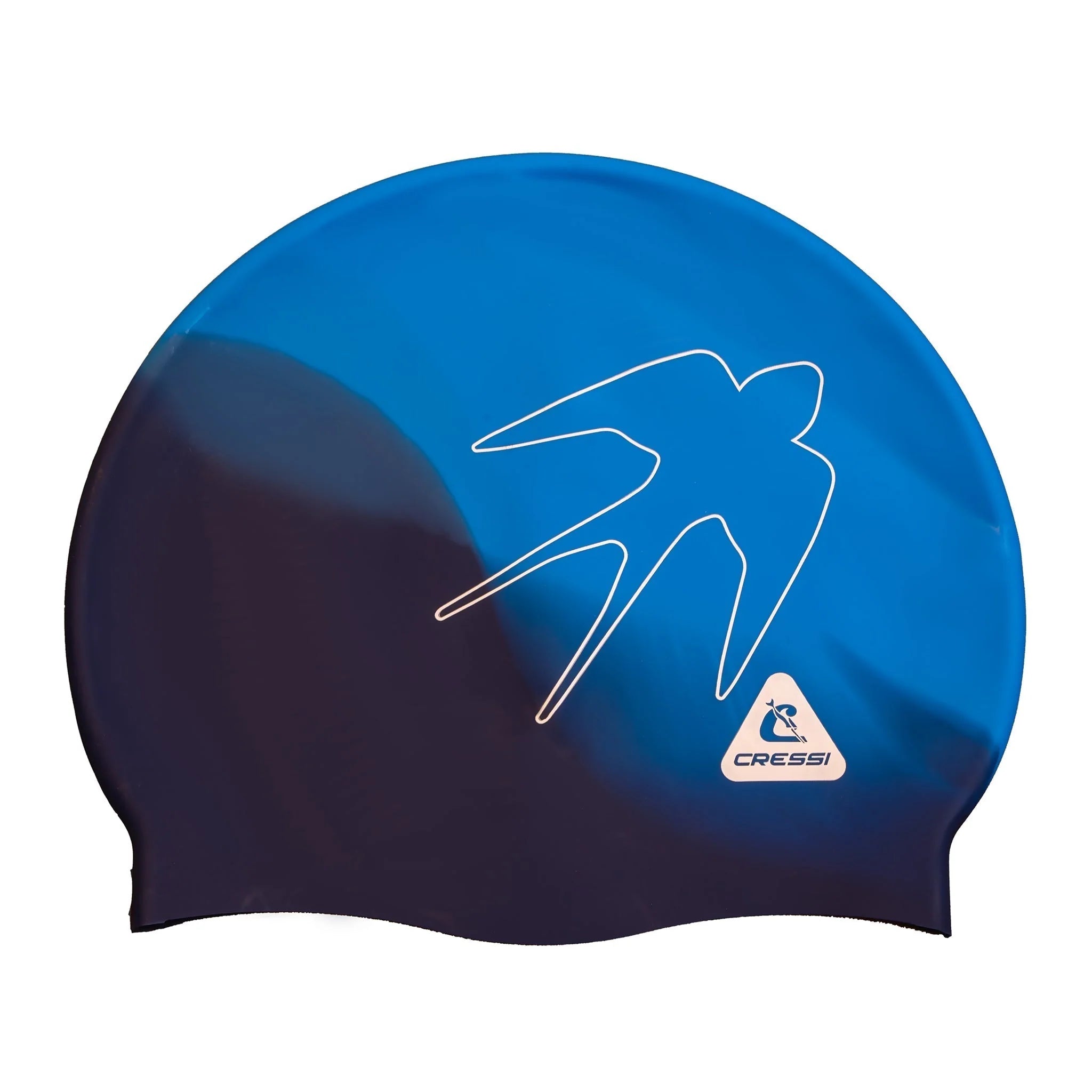 Cressi Swifty Kids Swim Cap Navy/Azure | Diving Sports Canada | Vancouver