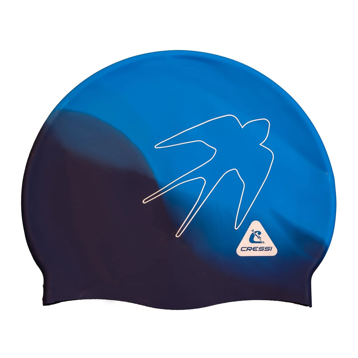 Cressi Swifty Kids Swim Cap Navy/Azure | Diving Sports Canada | Vancouver