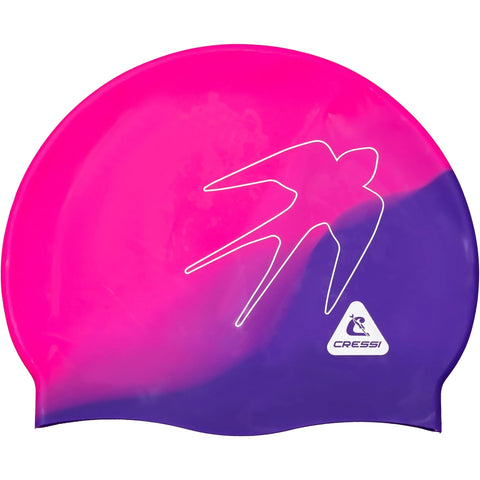 Cressi Swifty Kids Swim Cap Purple/Pink | Diving Sports Canada | Vancouver