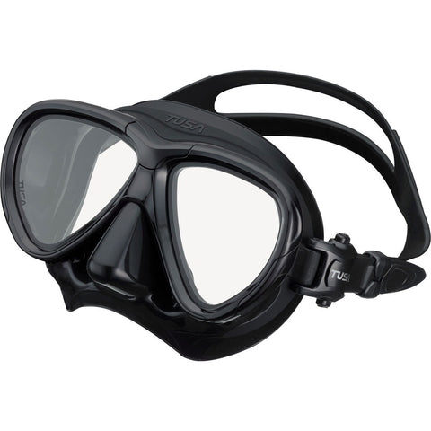 Tusa Intega Mask Black/Black | Diving Sports Canada | Vancouver