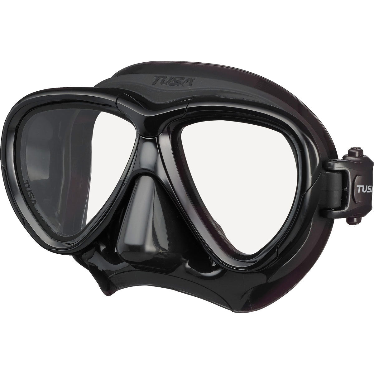 Tusa Intega Mask Black/Black | Diving Sports Canada | Vancouver