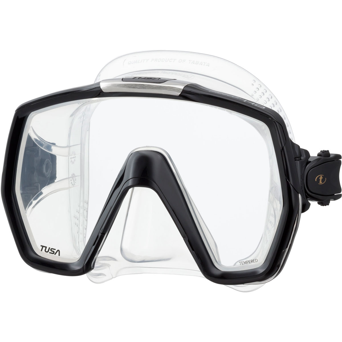 Tusa Freedom HD Mask Clear/Black | Diving Sports Canada | Vancouver