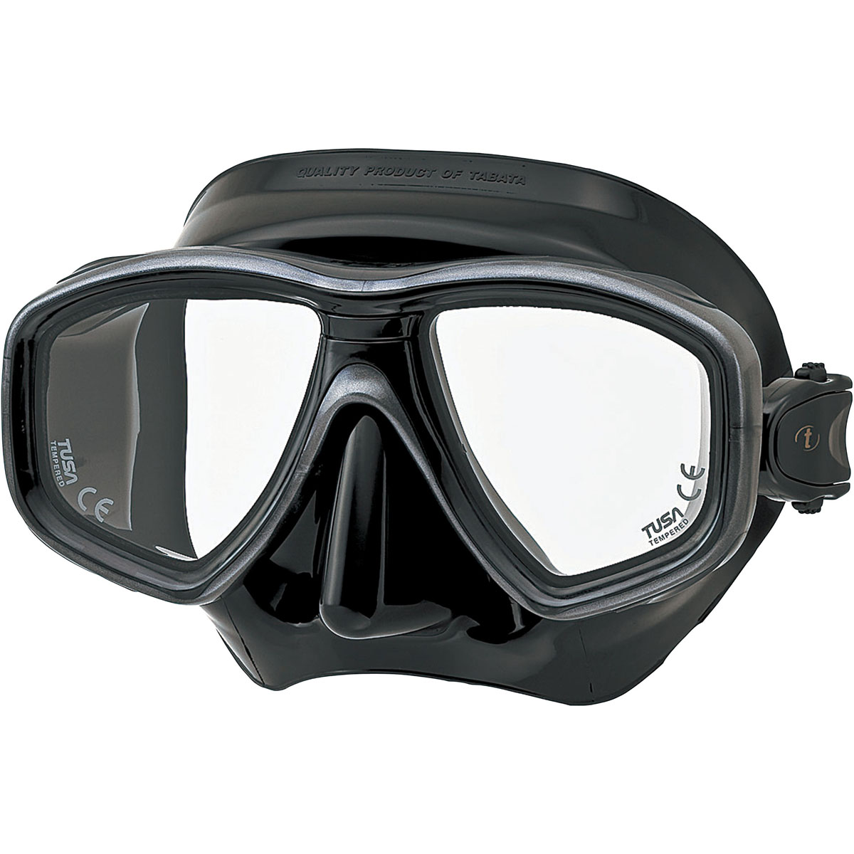 Tusa Ceos Mask Black/Black | Diving Sports Canada | Vancouver