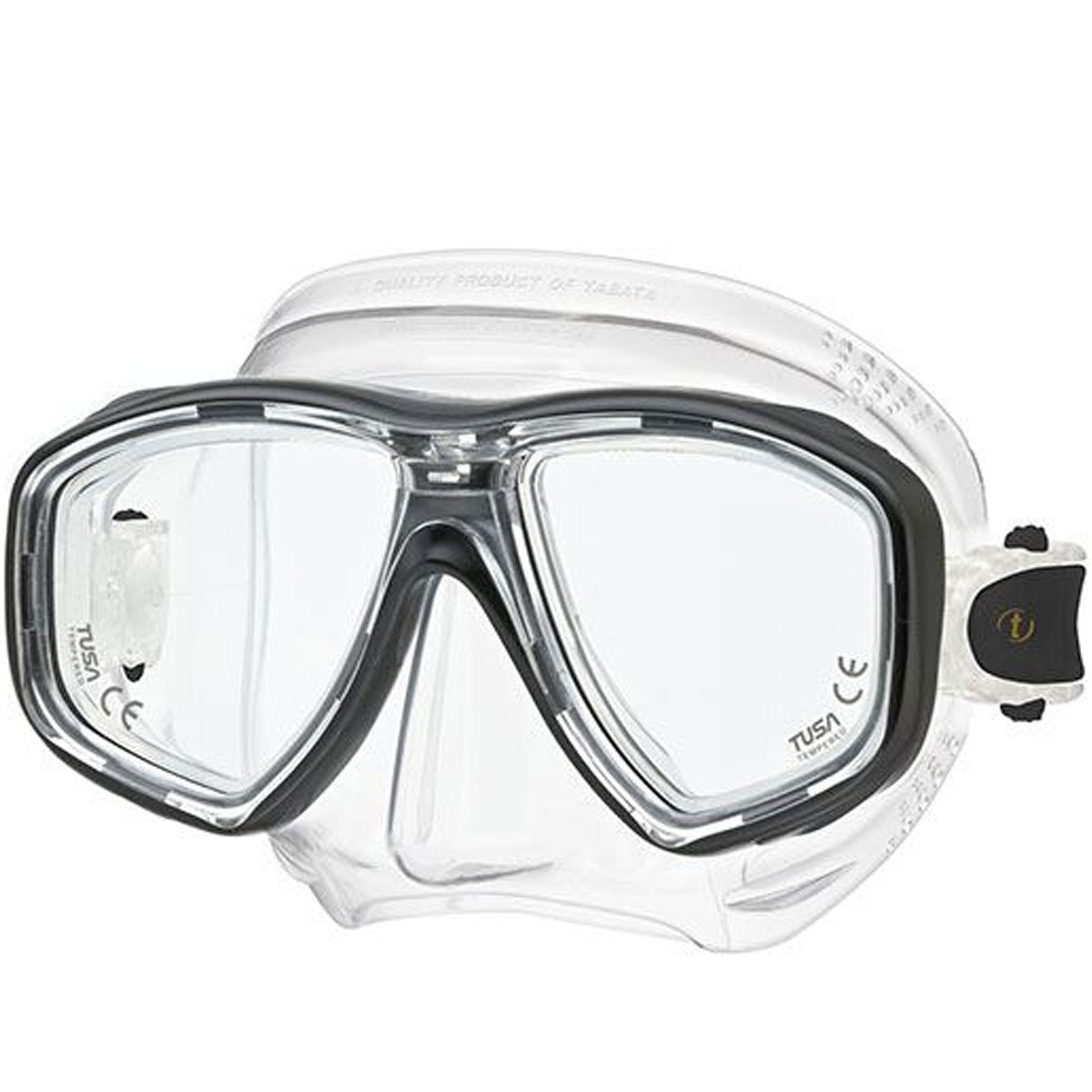 Tusa Ceos Mask Clear/Black | Diving Sports Canada | Vancouver