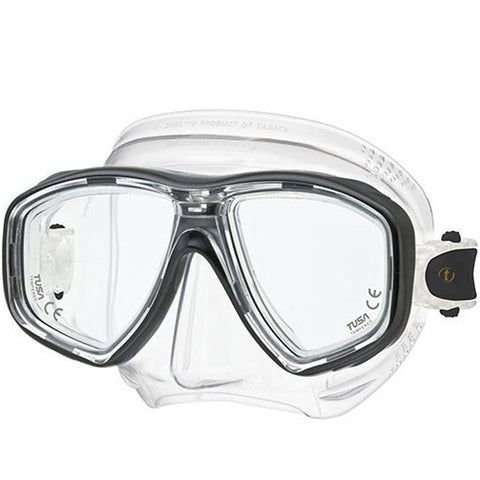 Tusa Ceos Mask Clear/Black | Diving Sports Canada | Vancouver