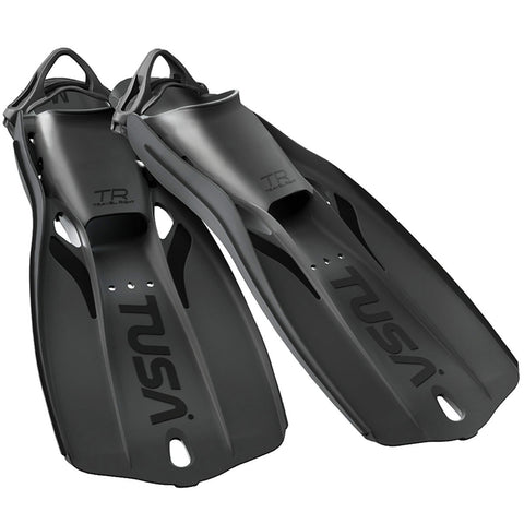 TUSA Travel Right Fins Black | Diving Sports Canada | Vancouver