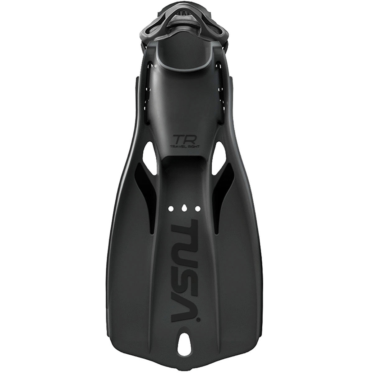 TUSA Travel Right Fins Black | Diving Sports Canada | Vancouver