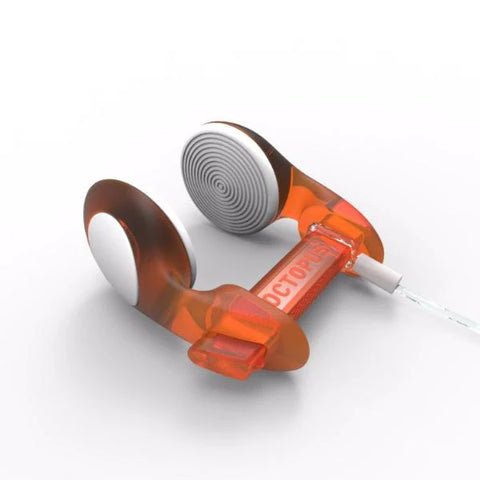 Octopus Freediving Nose Clip Classic Transparent Orange | Diving Sports Canada | Vancouver