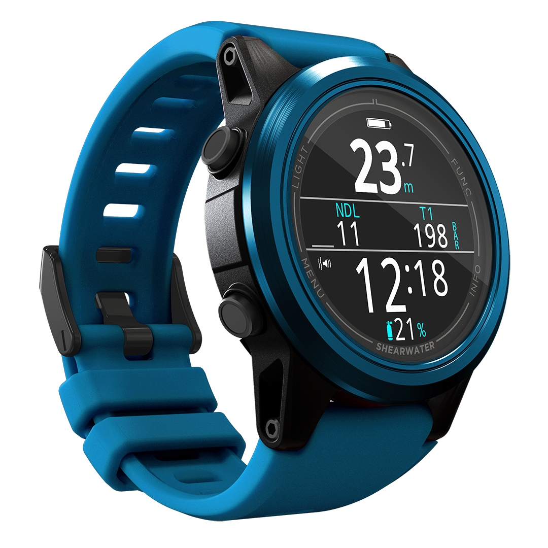 Shearwater Tern TX Wrist Computer Blue