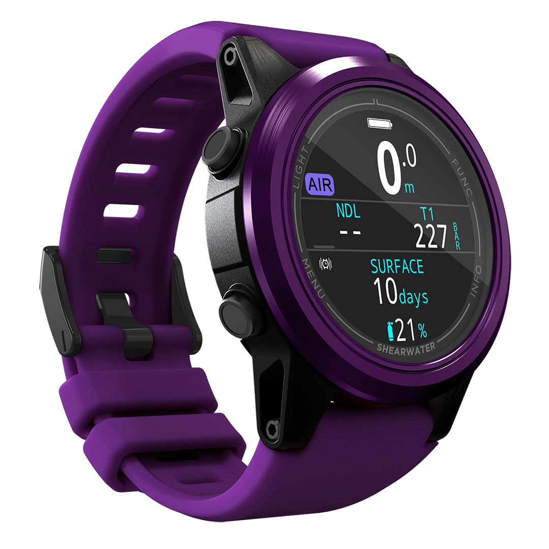 Shearwater Tern TX Wrist Computer Purple