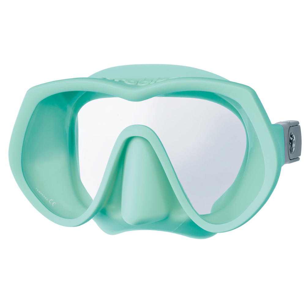 Problue Goblin Silhouette Dive Mask Aqua Green