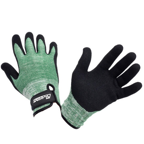Spear Pro Dyneema Gloves Tuna Green | Diving Sports Canada | Vancouver