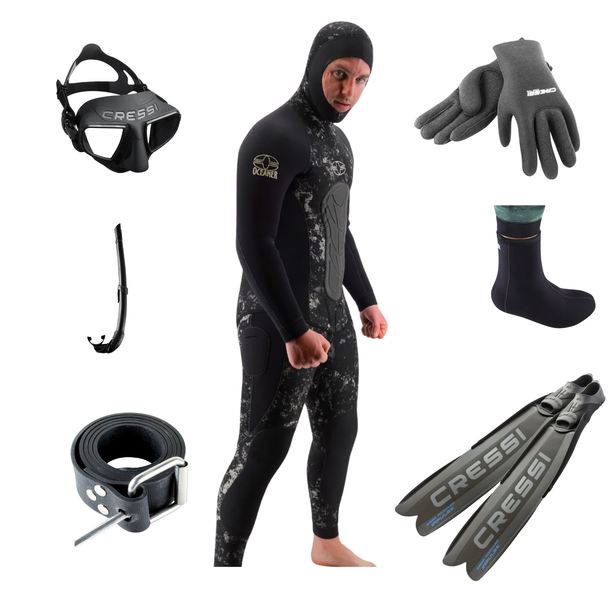 Oceaner Rockfish 7mm Men's Freediving Package | Diving Sports Canada | Vancouver