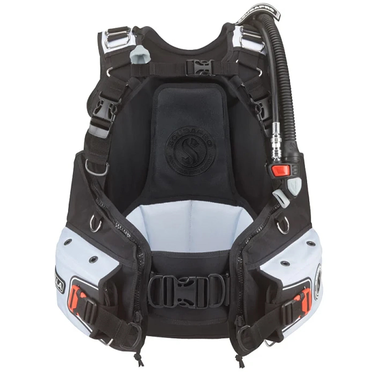 Scubapro Bella BCD with Balanced Power Inflator Black/White | Diving Sports Canada | Vancouver
