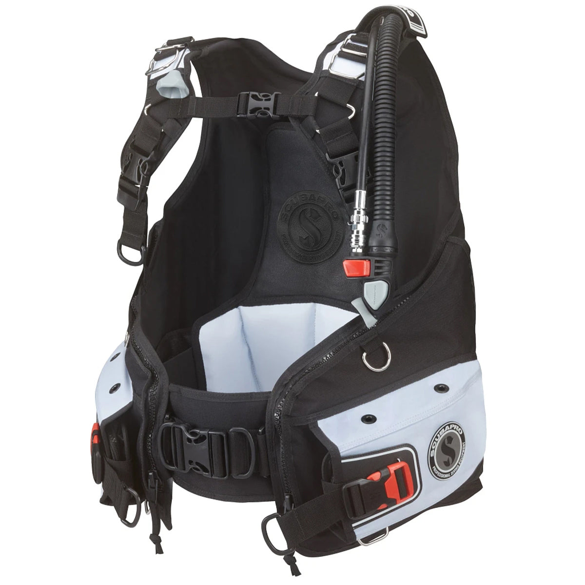 Scubapro Bella BCD with Balanced Power Inflator Black/White | Diving Sports Canada | Vancouver