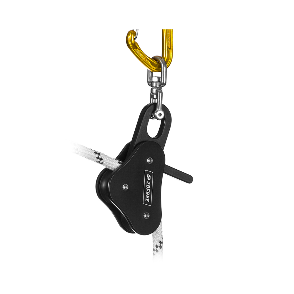 2BFREE Low Friction Pulley Jet Black | Diving Sports Canada | Vancouver