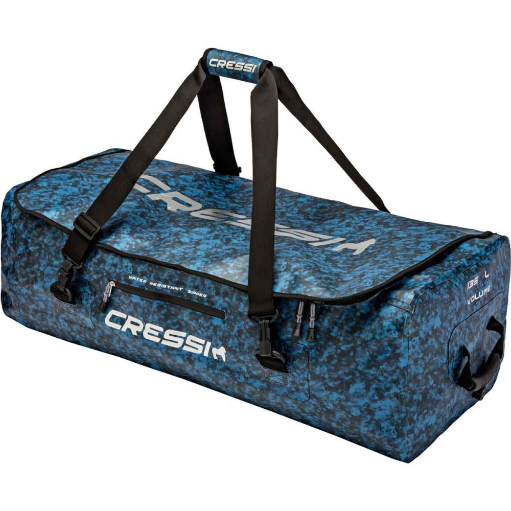 Cressi Gorilla Pro XL Bag Blue Camo | Diving Sports Canada | Vancouver