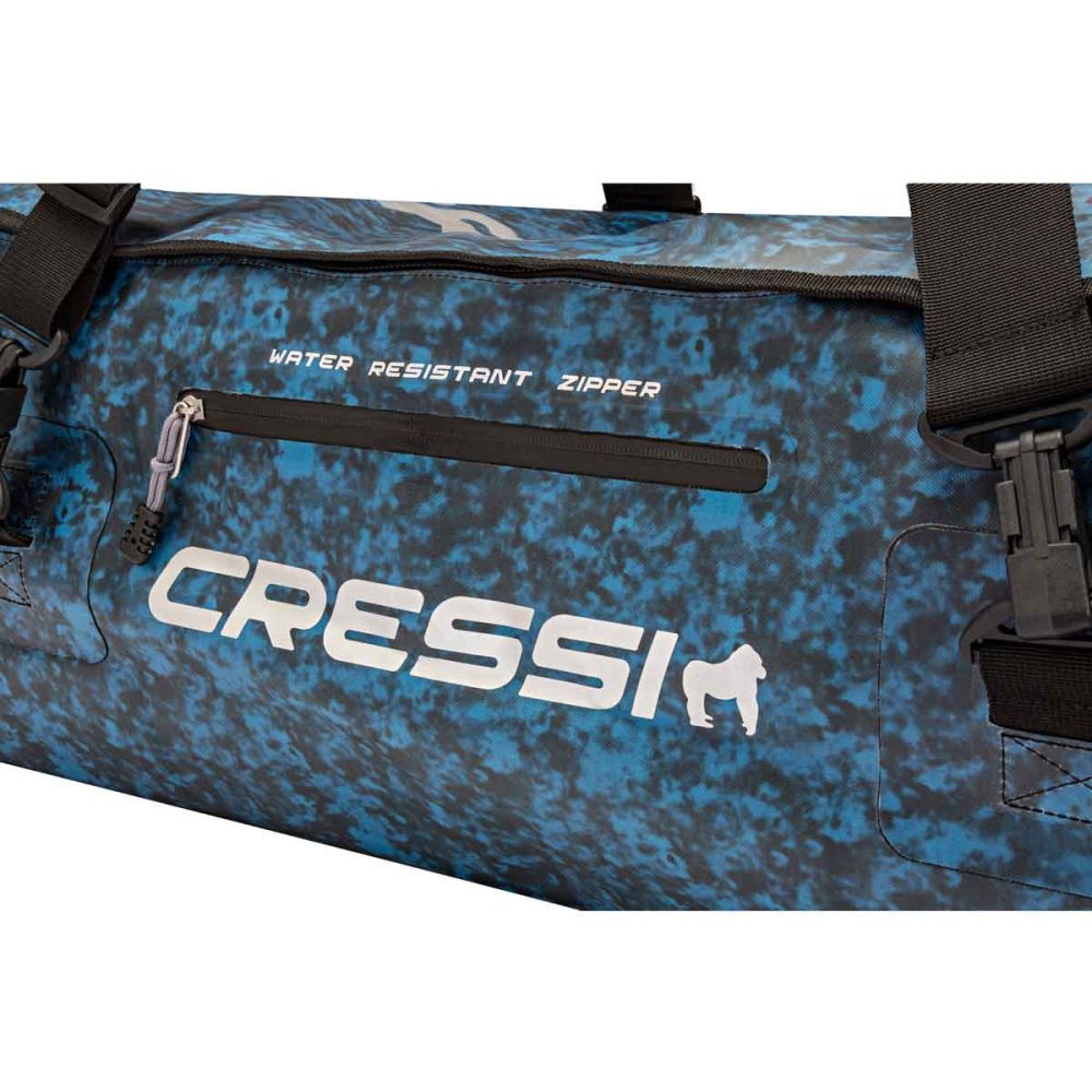 Cressi Gorilla Pro XL Bag Blue Camo | Diving Sports Canada | Vancouver