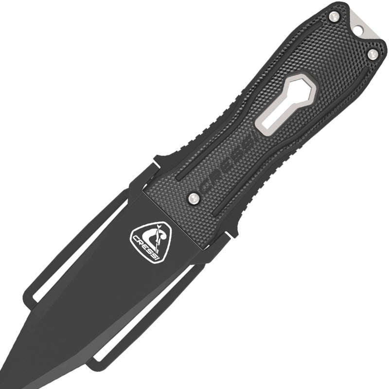 Cressi Stainless Steel Snake Knife Black | Diving Sports Canada | Vancouver