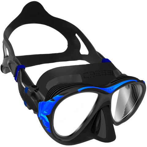 Cressi Naxos Dive Mask Black/Blue | Diving Sports Canada | Vancouver