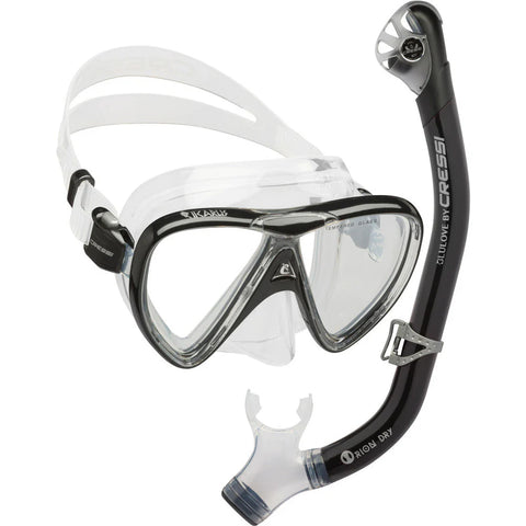 Cressi Ocean Snorkelling Combo Black/Clear | Diving Sports Canada | Vancouver