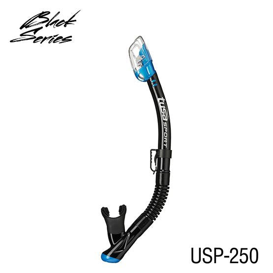 Tusa Powerview Adult Dry Mirror Lens Snorkeling Combo Fishtail Blue/Black | Diving Sports Canada | Vancouver