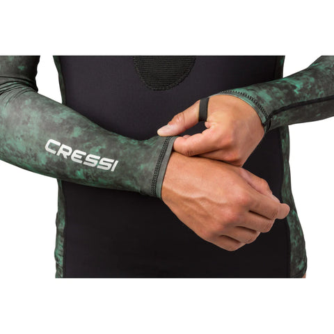 Cressi Cobia Rashguard Shirt Camo Green | Diving Sports Canada | Vancouver