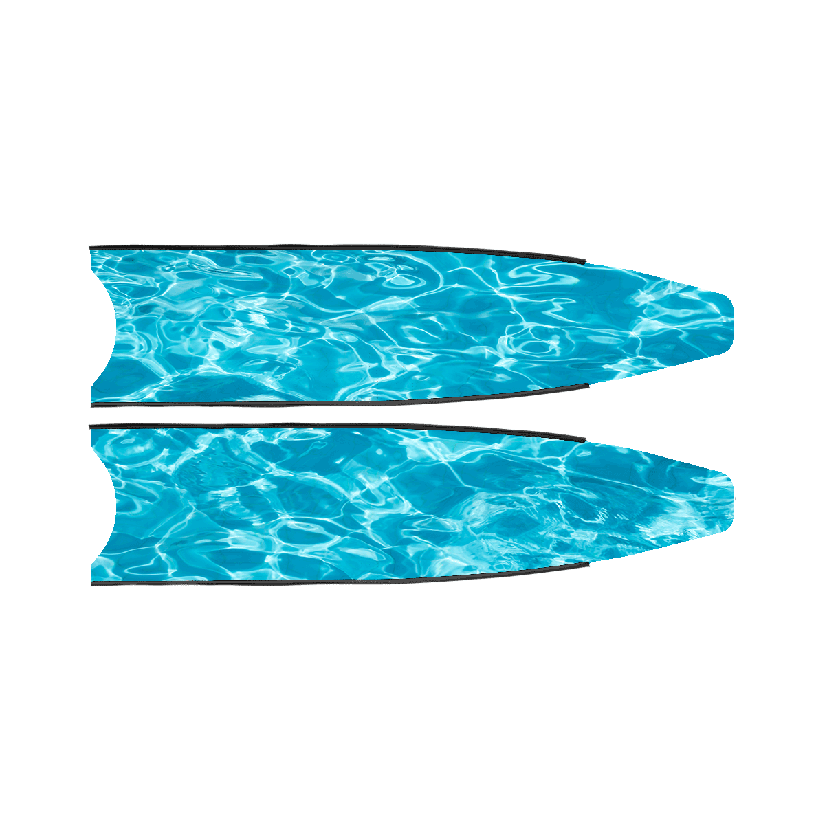 Leaderfins Pure Carbon Freediving Blades Blue Wave | Diving Sports Canada | Vancouver