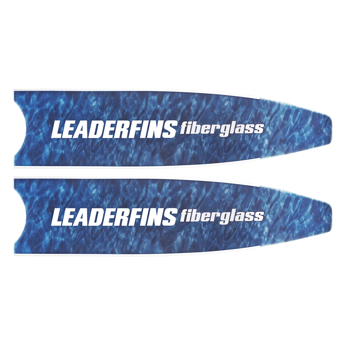 Leaderfins Fiberglass Freediving Stereoblades Blue Camo | Diving Sports Canada | Vancouver