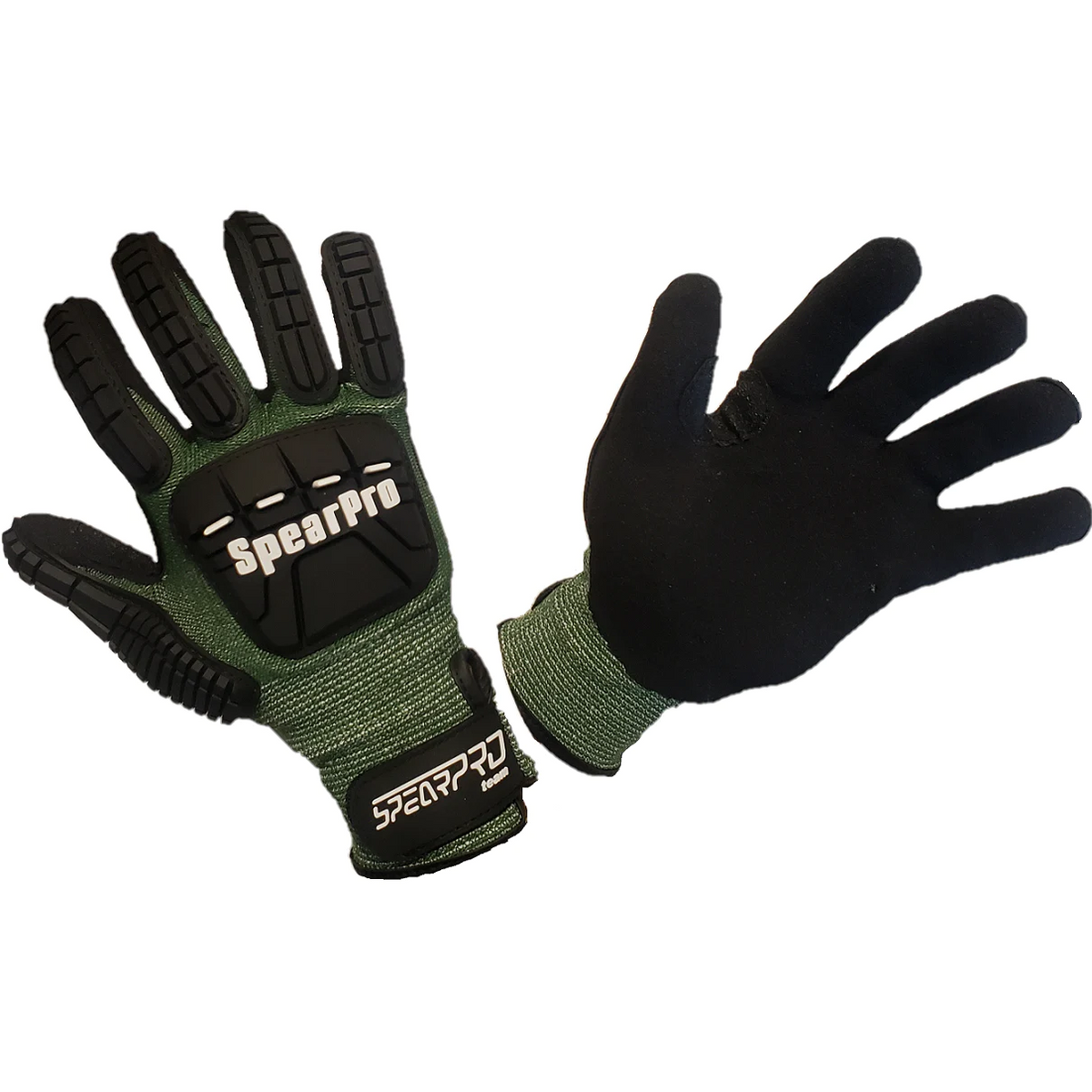 Spear Pro Dyneema Gloves Lobster Green | Diving Sports Canada | Vancouver