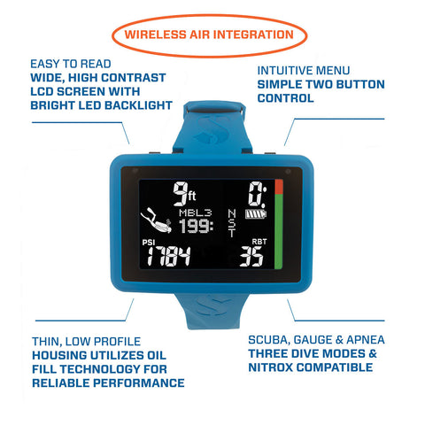 Scubapro Luna 2.0 Air Integrated Computer | Diving Sports Canada | Vancouver