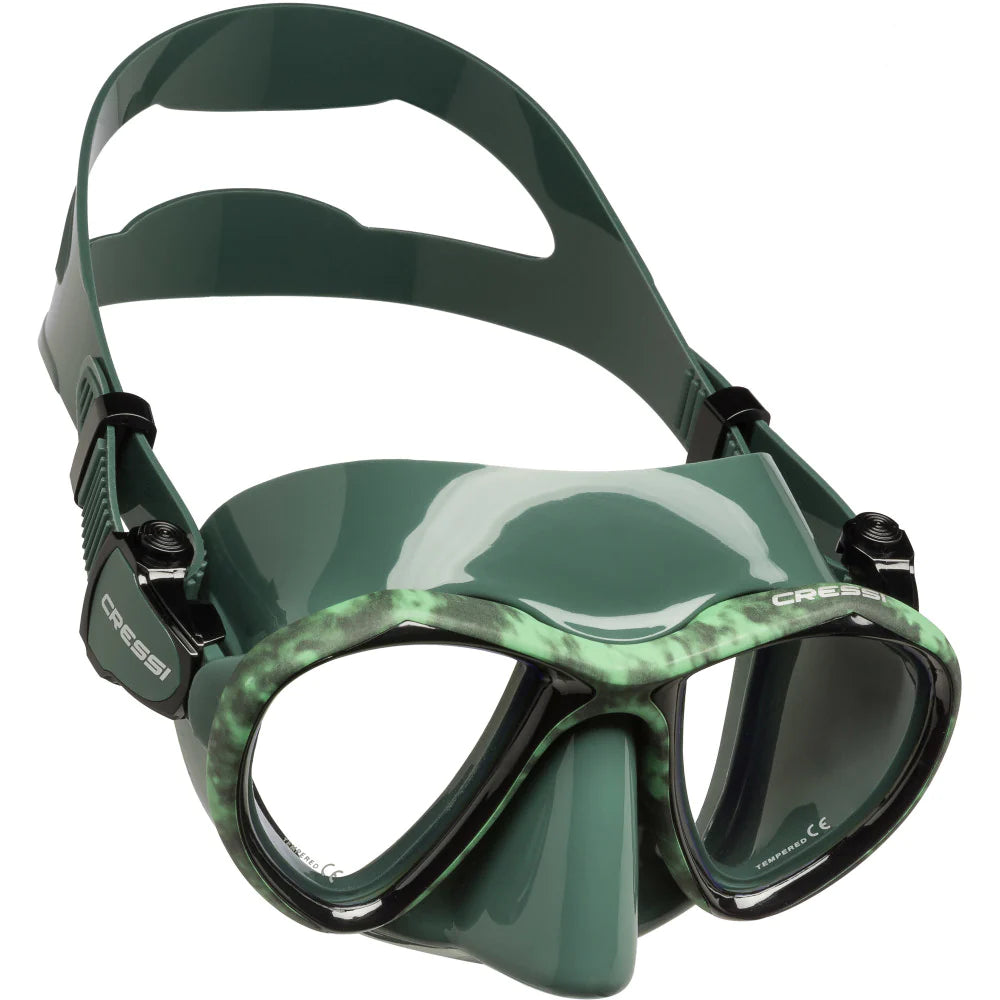 Cressi Metis Dive Mask Green Hunter | Diving Sports Canada | Vancouver