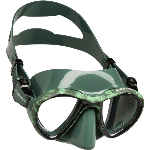 Cressi Metis Dive Mask Green Hunter | Diving Sports Canada | Vancouver