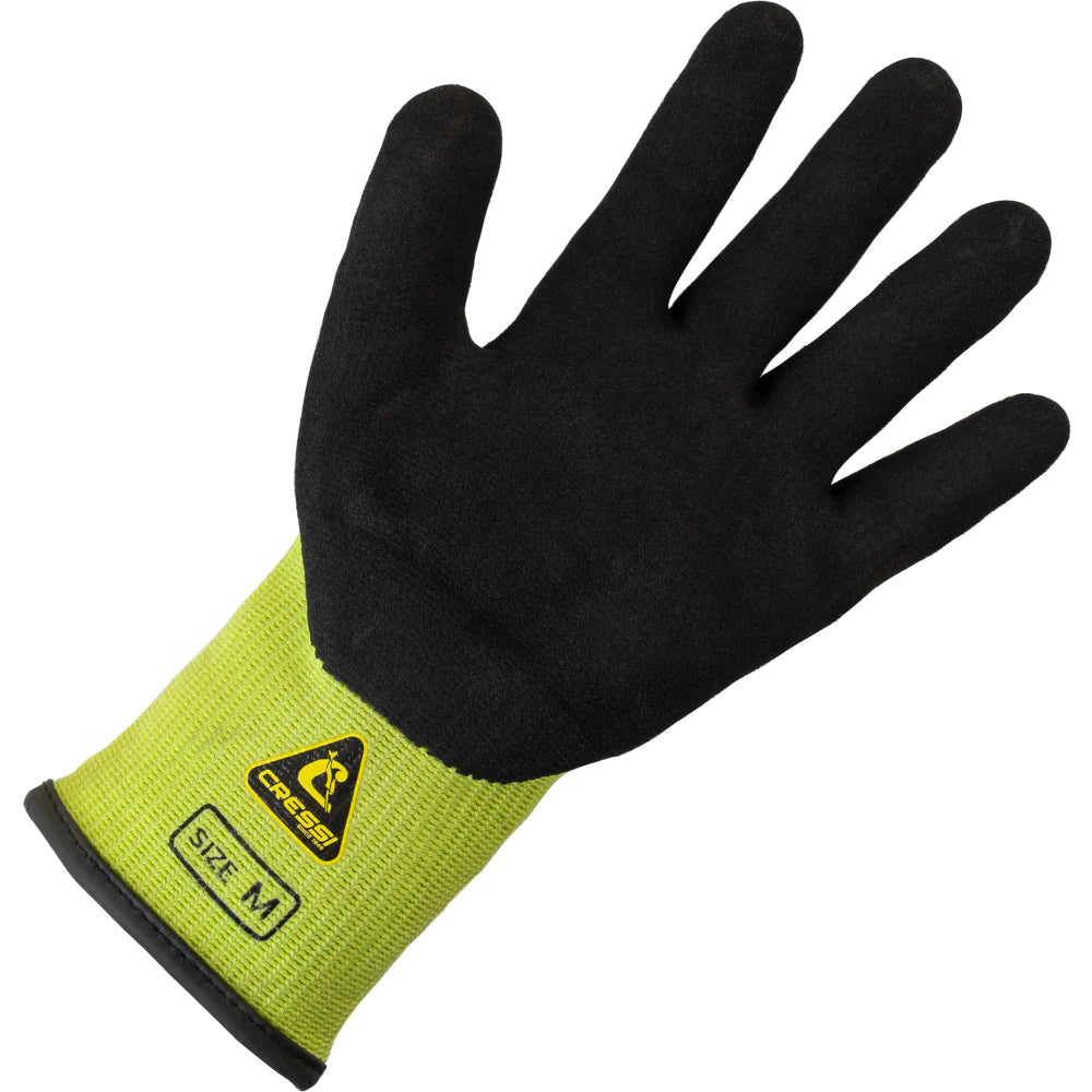 Cressi Conch Dyfiber Gloves Lime | Diving Sports Canada | Vancouver