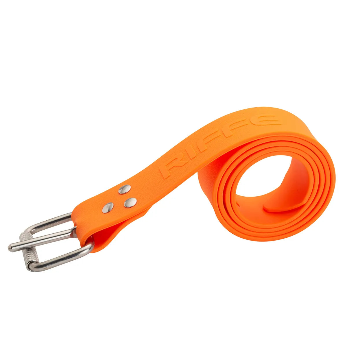 Riffe Silicone Marseilles Weight Belt Safety Orange | Diving Sports Canada | Vancouver