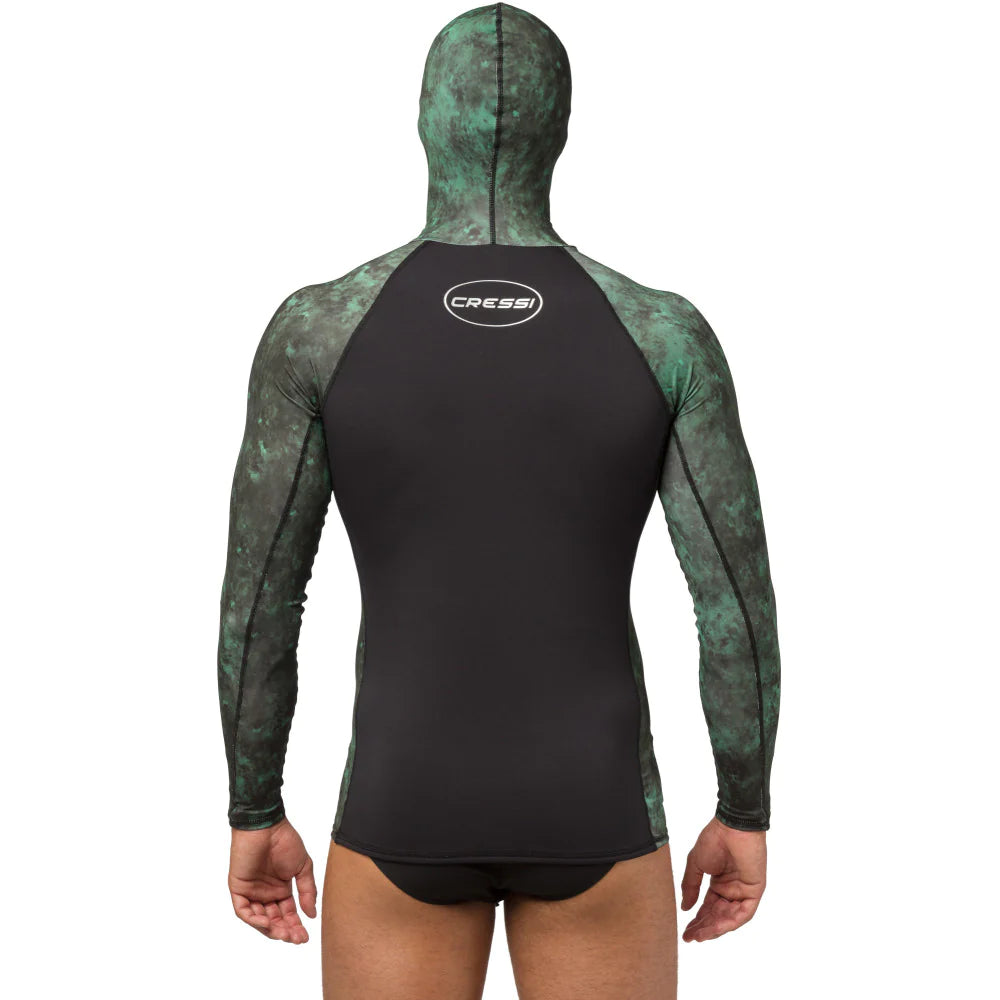 Cressi Cobia Rashguard Shirt Camo Green | Diving Sports Canada | Vancouver