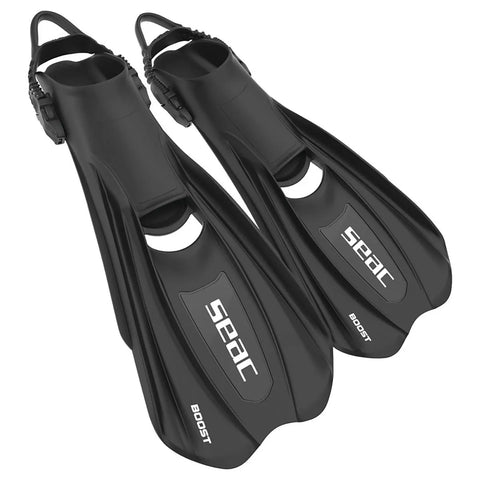 Seac Pinne Boost Open Heel Fins Black