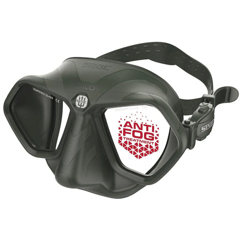 Seac Wild Anti-Fog Dive Mask Military Green