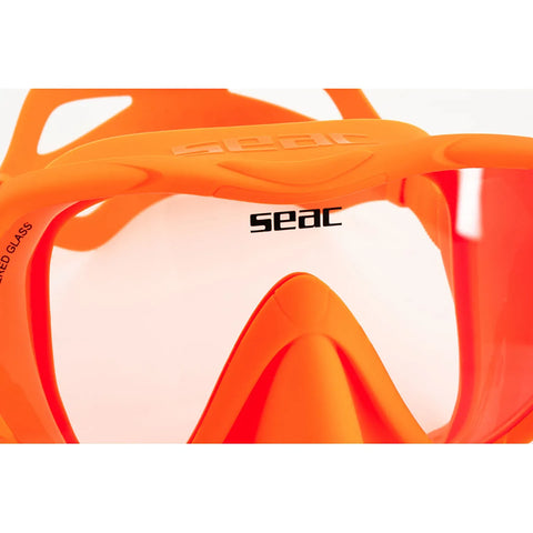 Seac X-Frame Frameless Dive Mask Arancio