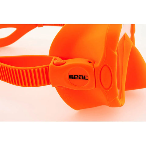 Seac X-Frame Frameless Dive Mask Arancio